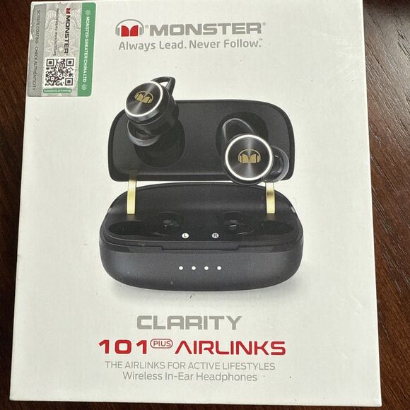 Monster Clarity 101Plus AirLinks Wireless Earbuds - Picture 1 of 6